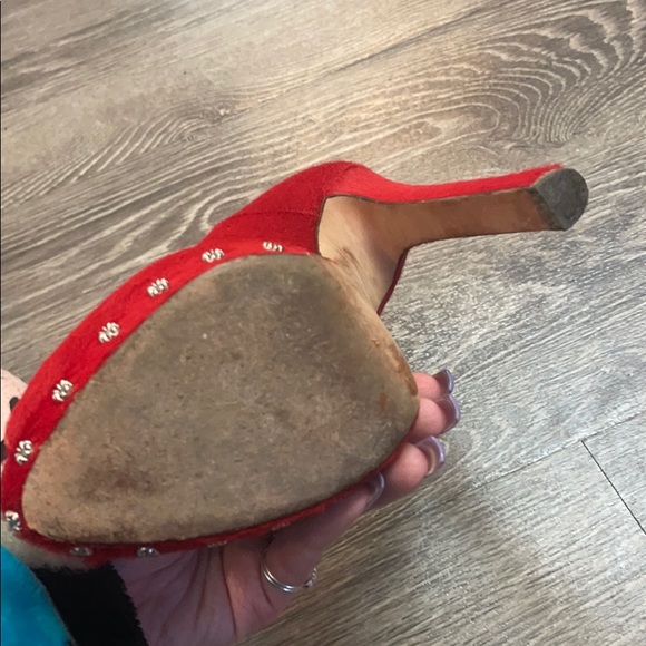 Alexander McQueen Calfhair Skull Peep Toe Pumps - Picture 5 of 7